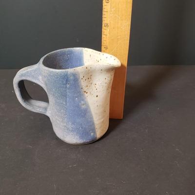 LOT 156L: Rowe Pottery Heart Dish, Salmon Falls Soap Dispenser, Watson Pottery Pear Dish & More