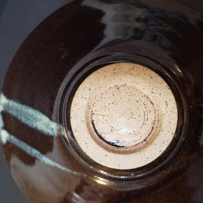 LOT 156L: Rowe Pottery Heart Dish, Salmon Falls Soap Dispenser, Watson Pottery Pear Dish & More