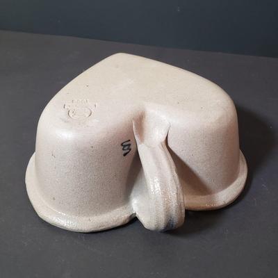 LOT 156L: Rowe Pottery Heart Dish, Salmon Falls Soap Dispenser, Watson Pottery Pear Dish & More