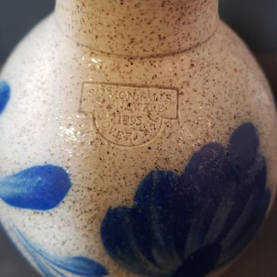 LOT 156L: Rowe Pottery Heart Dish, Salmon Falls Soap Dispenser, Watson Pottery Pear Dish & More