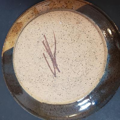 LOT 156L: Rowe Pottery Heart Dish, Salmon Falls Soap Dispenser, Watson Pottery Pear Dish & More