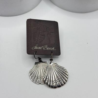 LOT 161J: NWT Argento Vivo Sterling Silver Earrings, Laurel Birch NWT Shell Earrings, Kenneth Cole Reaction NWT Earrings, Abalone...