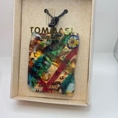 LOT 162J: Erica Lyons Necklace & Earring Set in Box, Tommasi Jewellery Murano Glass Necklace & More