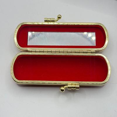 LOT 164J: Fabulous 1962 Revlon Les Mannequins Doll Lipstick No. 9210 w/ REAL Lipstick inside! includes Original Box w/ Lid & Modern...