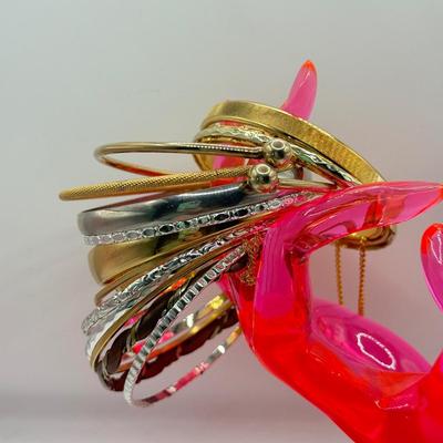 LOT 165J: Bunch o' Bangles including Monet w/ Safety Chains