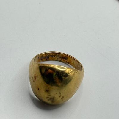 LOT 170J: Vintage Ladies' Pulsar Quartz Watch w/ Safety Chain, Helbros Watch Band, Gold Fill/Plated Ring & More