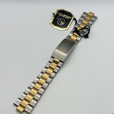 LOT 170J: Vintage Ladies' Pulsar Quartz Watch w/ Safety Chain, Helbros Watch Band, Gold Fill/Plated Ring & More