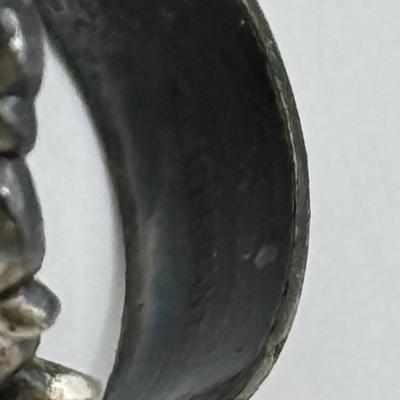 LOT 180: Charms, Large Blue Stone Ring, Loft "Pearl" Earrings & More