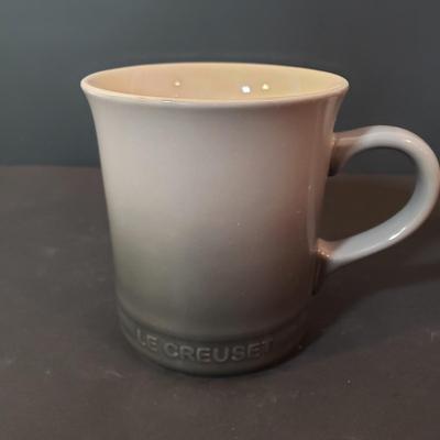 LOT 181K: Le Creuset Mugs, Stoneware Baking Dishes & Turkish Coffee Pourers