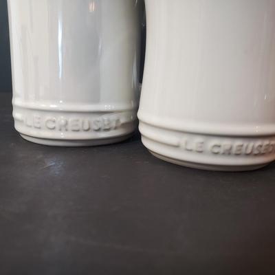 LOT 181K: Le Creuset Mugs, Stoneware Baking Dishes & Turkish Coffee Pourers