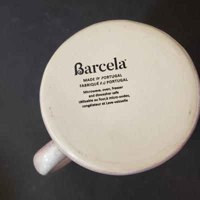 LOT 182K: Large Mortar & Pestle made in England with Stoneware Kitchen Necessities Assortment