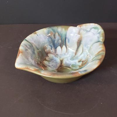 LOT 183K: Collection of Drip Glaze & Other Art Pottery Servingware