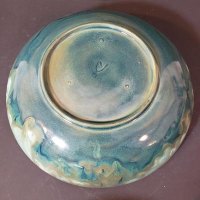 LOT 183K: Collection of Drip Glaze & Other Art Pottery Servingware
