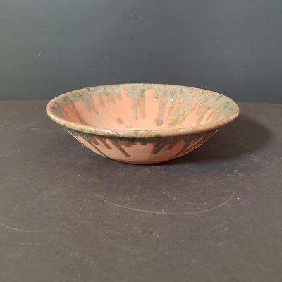 LOT 183K: Collection of Drip Glaze & Other Art Pottery Servingware