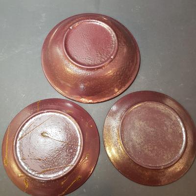 LOT 183K: Collection of Drip Glaze & Other Art Pottery Servingware