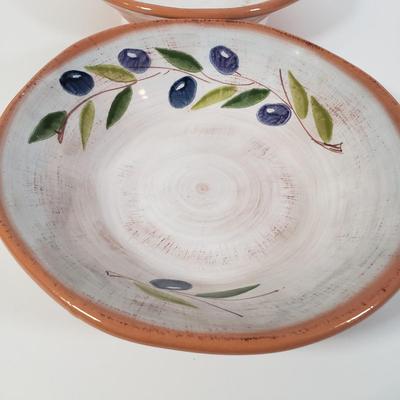 LOT 184K: Williams-Sonoma, Crate & Barrel, Terracotta & Assortment of Bowls made in Italy