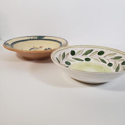 LOT 184K: Williams-Sonoma, Crate & Barrel, Terracotta & Assortment of Bowls made in Italy