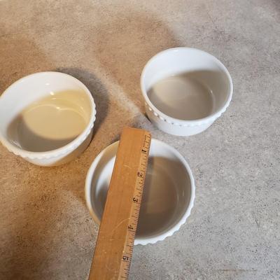 LOT 190K: Fiesta Blue Ice Lip Pitcher with Collection of Dishes & Bakeware