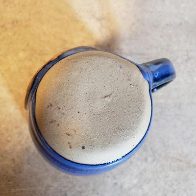 LOT 191K: Art Pottery Pitcher with Collection of Mugs-Some Signed