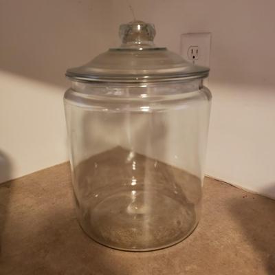 LOT 195K: Assorted Glass Canisters & Jars