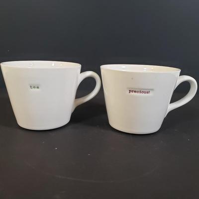 LOT 198K: Black & White Art Pottery, Keith Brymer, Early Rae Dunn Dragonfly Mug, Wedgwood & More