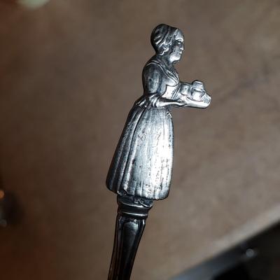 LOT 200K: Walter Baker & Co Hot Cocoa Spoon, Disney Spoons, Donald Duck Pin with Collection of Vibrant Mugs