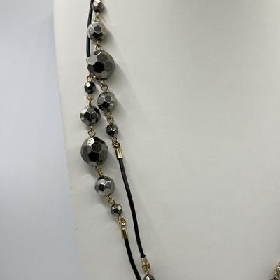 LOT 201J: Pink Bracelet & Earrings w/ Liz Claiborne Earrings & Necklace