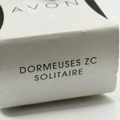 LOT 202J: Swarovski Crystal Earrings, Avon CZ Solitaires & Franco Gia NWT