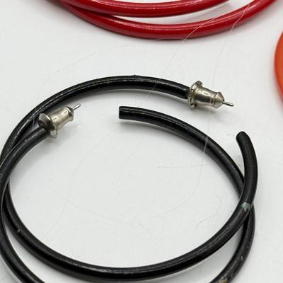 LOT 207J: Colorful Pierced Hoop Earrings w/ Sunglasses