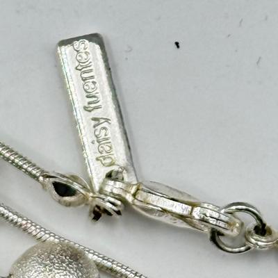 LOT 208J: Silvertone Jewelry: Coin Earrings, Tahari Necklace NIB, NWT Sigrid Olsen Pierced Earrings & More