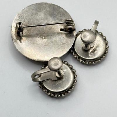 LOT 216J: Florals for Spring: Earrings, Pins, Ring & Cloisonne Bead Charms