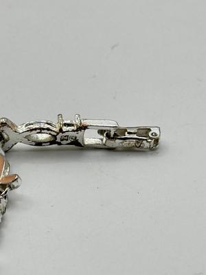 LOT 228J: Breast Cancer Awareness Pink Ribbon Tennis Bracelet, Pierced Earrings, Necklace & MK Signature Lipstick Case