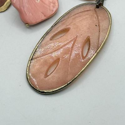 LOT 236J: Sonoma Shell Earrings NWT, Abalone Pink Oval Earrings, Pink Shell Charms & More