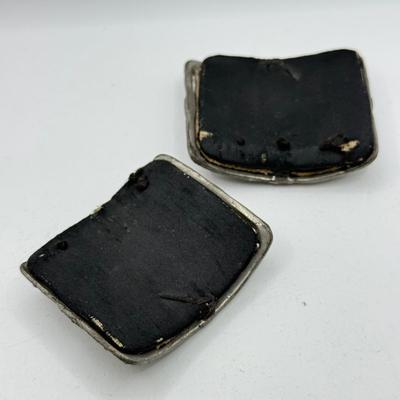 LOT 239L: 32" Long Bell Chain Belt w/ Earrings, Vintage Hair Accessories & More