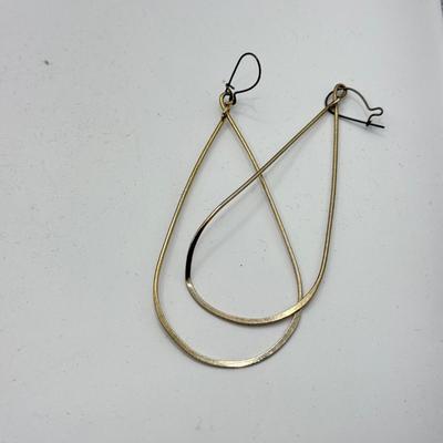 LOT 239L: 32" Long Bell Chain Belt w/ Earrings, Vintage Hair Accessories & More