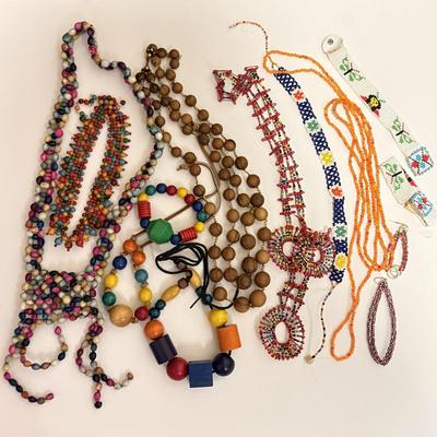 LOT 240L: Large Collection of Beaded Necklaces