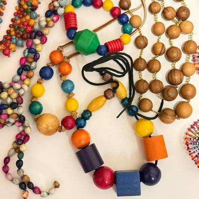 LOT 240L: Large Collection of Beaded Necklaces