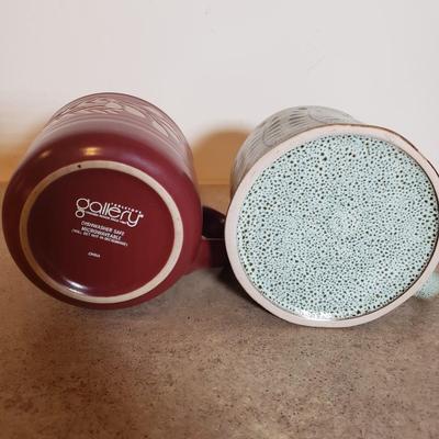 LOT 241K: Burnt Mill Potters, Monroe Salt Works, Signed Pottery Mugs & More