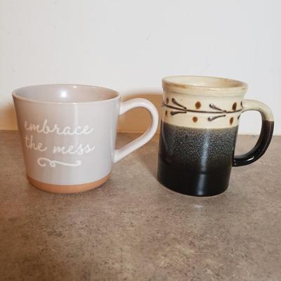 LOT 241K: Burnt Mill Potters, Monroe Salt Works, Signed Pottery Mugs & More