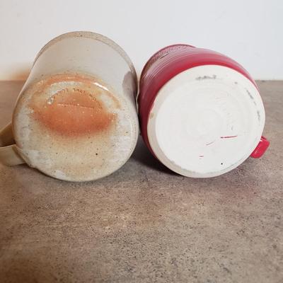 LOT 241K: Burnt Mill Potters, Monroe Salt Works, Signed Pottery Mugs & More