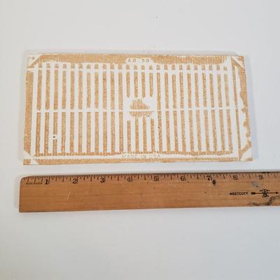 LOT 246L: Cast Iron Donkey Bank, Ceramic Pig Bank, Covered Bridge Art Tile & More