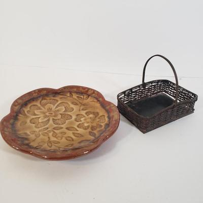 LOT 246L: Cast Iron Donkey Bank, Ceramic Pig Bank, Covered Bridge Art Tile & More