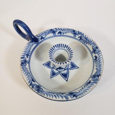 LOT 247L: Key, Tree Branch & Unique Flatware, Hand Carved Wooden Book Rack, Lotus Chamber Candlestick Holder & More