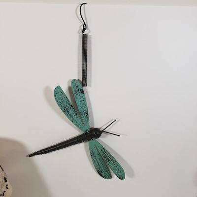 LOT 248L: Iron Rocking Horse & Reindeer Sculptures, Brass Lamp & More