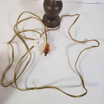 LOT 248L: Iron Rocking Horse & Reindeer Sculptures, Brass Lamp & More