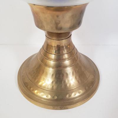 LOT 249L: Virginia Metalcrafters Spiked Candlestick, Brass Reflector Candle Holder, Wooden Spool Candlestick Lamp & More