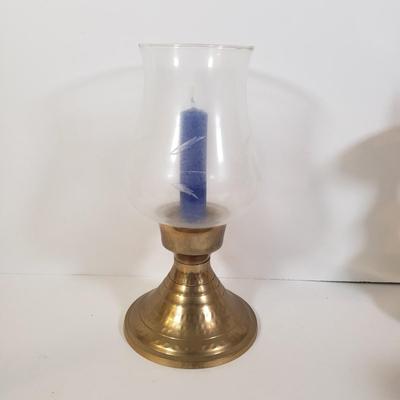 LOT 249L: Virginia Metalcrafters Spiked Candlestick, Brass Reflector Candle Holder, Wooden Spool Candlestick Lamp & More