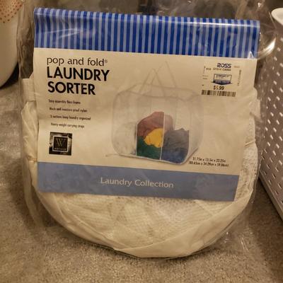 LOT 253M: Laundry Essentials-New Tripod Dryer, Laundry Sorters, Steamer, Lint Remover, Laundry Bags & More
