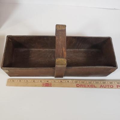 LOT 255L: Tennessee Wood Crafters Jewelry Box, 5 Drawer Jewelry Box & Wooden Box with Handle