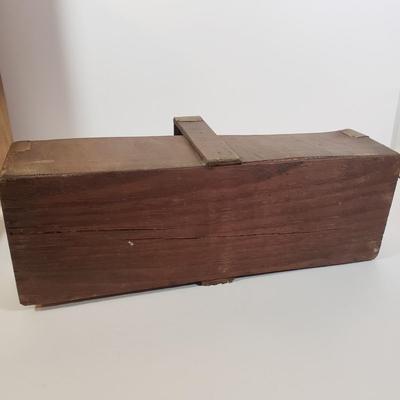 LOT 255L: Tennessee Wood Crafters Jewelry Box, 5 Drawer Jewelry Box & Wooden Box with Handle